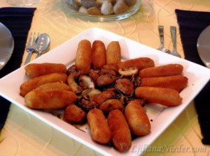 Kroketi od kruha sa sunkom