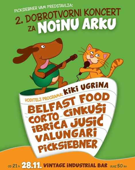 Rockeri svirkom za Noinu Arku!