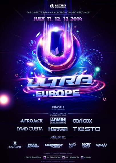 David Guetta, Tiësto i Hardwell na Ultra Europe Split!