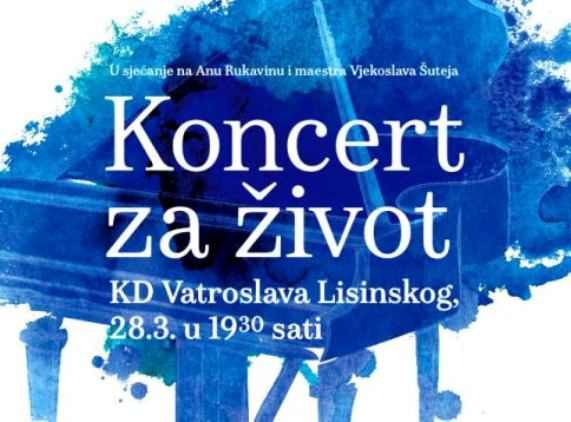 Koncert za život u Lisinskom!