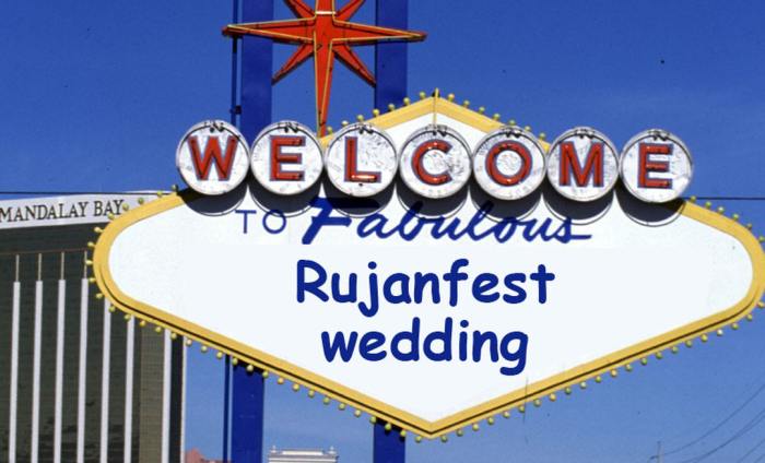 Las Vegas vjenčanje na Rujanfestu!
