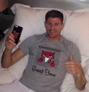 Steven Gerrard, Russell Brown