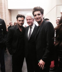 Stjepan Hauser, Luka Šulić, Bill Clinton