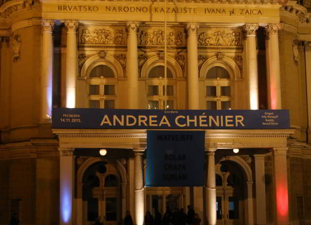 Večeras: Opera ‘Andrea Chenier’ posvećena žrtvama u Parizu