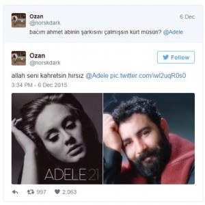 Adele, Ahmed Kaya