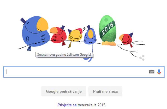 Happy New Year from Google! – Prisjetite se trenutaka…