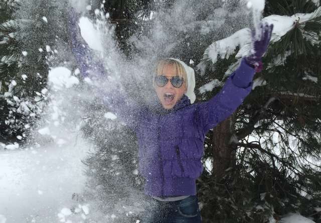 FOTO: Danijela Martinović uživa u zimskoj bajci