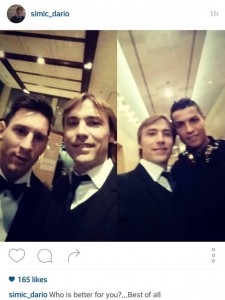 Dario Šimić, Messi, Ronaldo