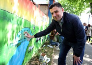 ZG street art, Davor Bernardić