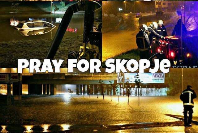 Pomoć stradalima - Skoplje