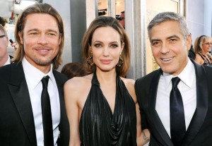 George Clooney, Angelina Jolie, Brad Pitt