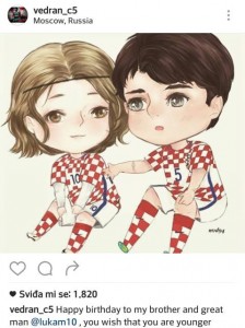 Vedran Ćorluka, Luka Modrić