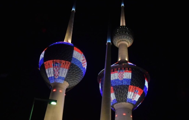 Predsjednica RH: Kuvajt tornjevi u bojama Hrvatske