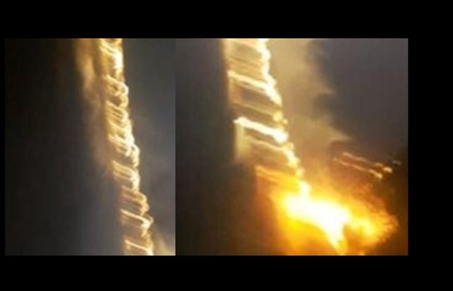 VIDEO: Udar munje: Izgledalo je kao da je vatra kišila s neba