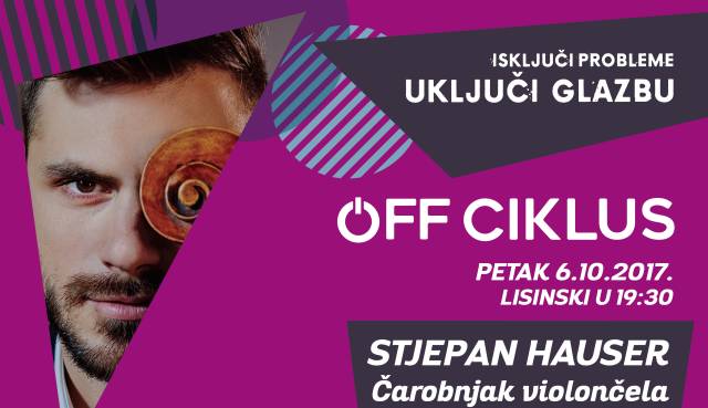 Stjepan Hauser koncertom otvara Off ciklus u Lisinskom