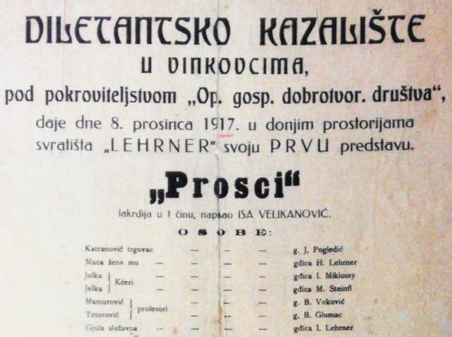 100 godina kazališnog života u Vinkovcima