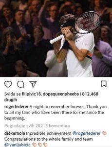 Roger Federer, Novak Đoković