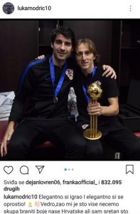Luka Modrić, Vedran Ćorluka