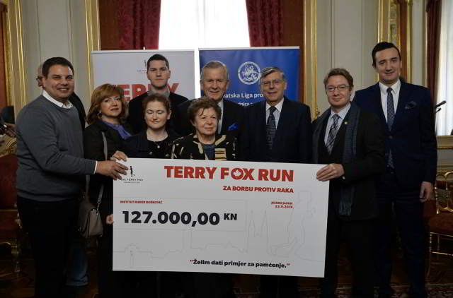 Akcijom Terry Fox Run prikupljeno 127 tisuća kuna