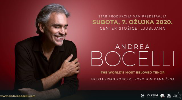 Andrea Bocelli nominiran za nagradu Grammy