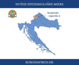 Od 12.11. – Nužne epidemiološke mjere za Krapinsko-zagorsku županiju