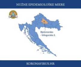 Nužne epidemiološke mjere za područje Bjelovarsko-bilogorske županije