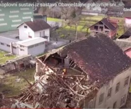 Video: MORH 02.01. objavio snimke porušene Banije snimljene dronom