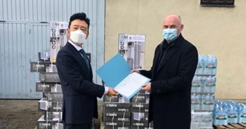 Republika Koreja donirala opremu za potrebe stanovništva u potresu pogođenom području