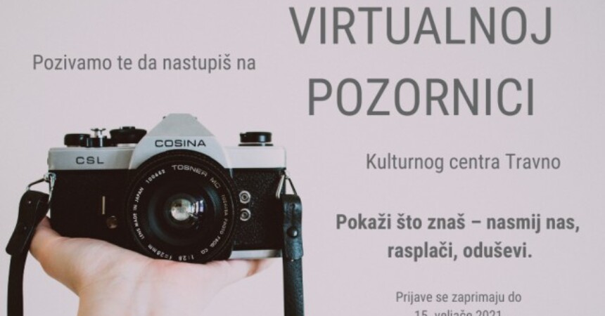 KUC-a Travno: Pokaži što znaš – nasmij nas, rasplači, oduševi.