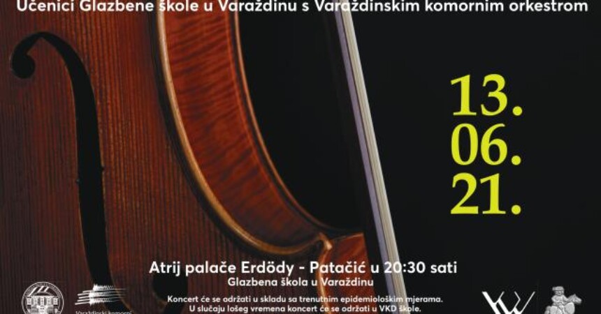 Koncert učenika Glazbene škole uz Varaždinski komorni orkestar