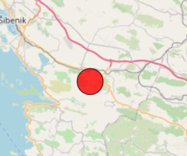 Jutros u 5.59 sati: Jak potres kod Šibenika – 4.7 prema Richteru