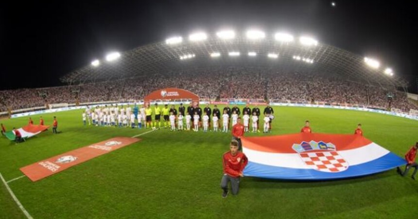 Hrvatska reprezentacija protiv Rusije na Poljudu