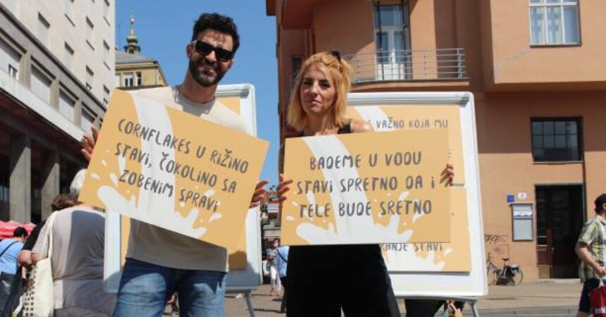 Igor Barberić i Nataša Rajčević dijelili biljna mlijeka